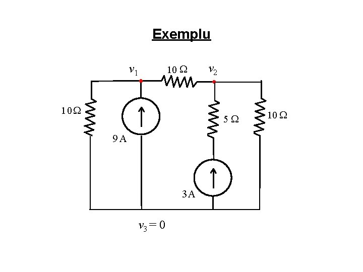 Exemplu v 1 10 v 2 5 9 A 3 A v 3 =