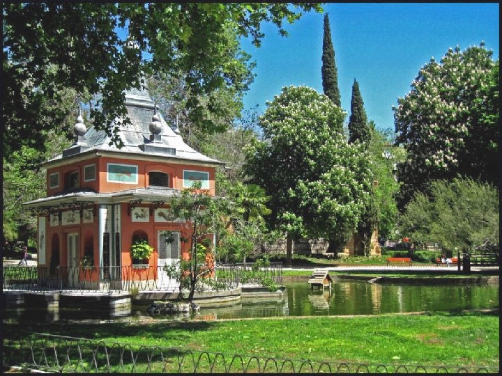 La Casita del Pescador Esta casita, situada en el extremo nororiental del parque, próxima