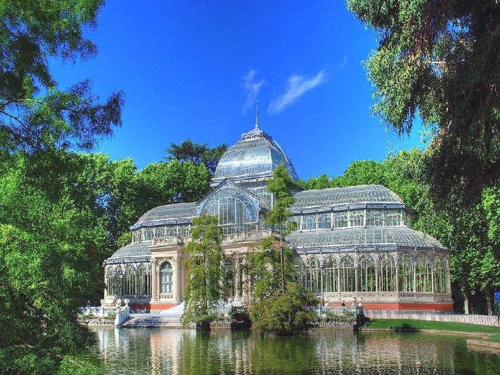 Lago del Palacio de Cristal En el lago, a los pies del Palacio de