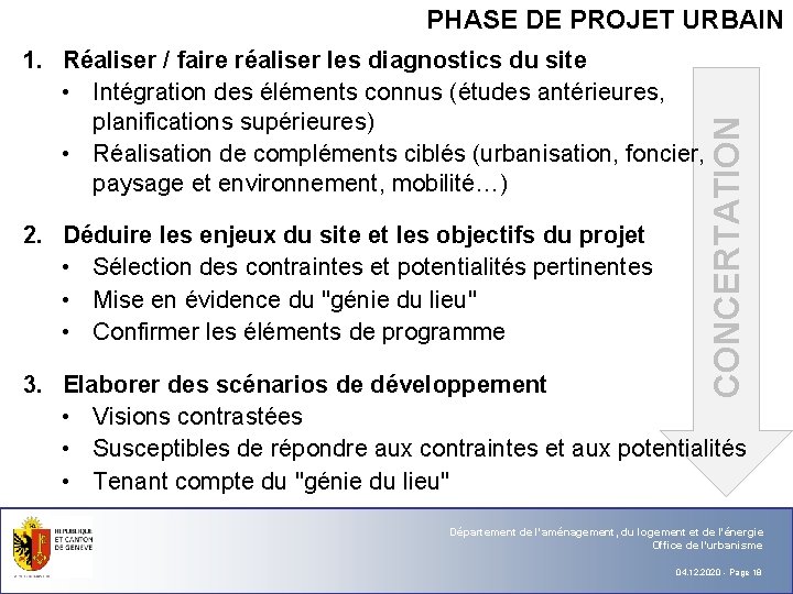 1. Réaliser / faire réaliser les diagnostics du site • Intégration des éléments connus