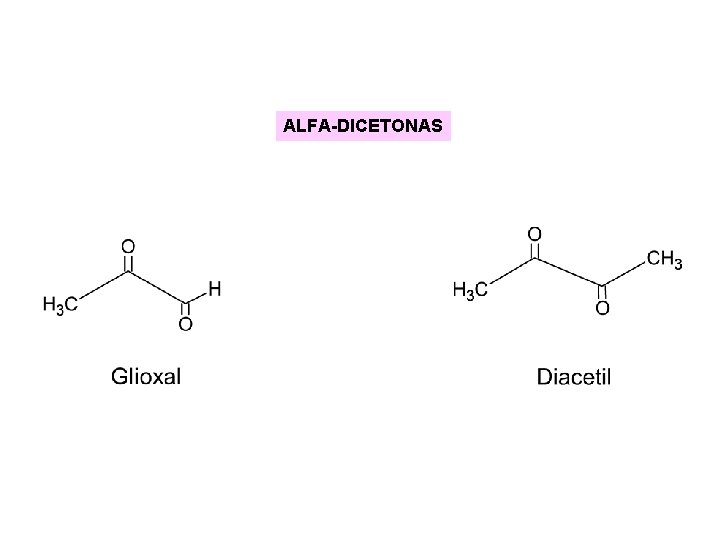 ALFA-DICETONAS ALFA-DICETONAS