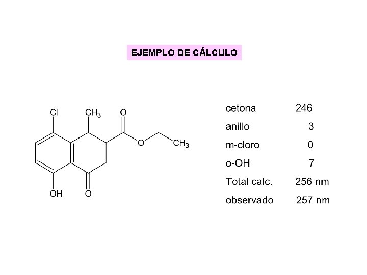 EJEMPLO DE CÁLCULO EJEMPLO DE CÁLCULO