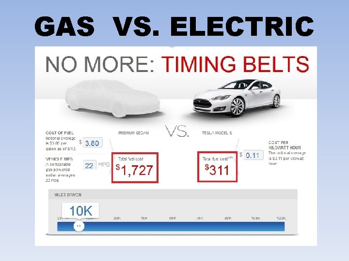 GAS VS. ELECTRIC 