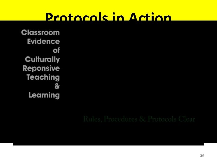 Protocols in Action 36 