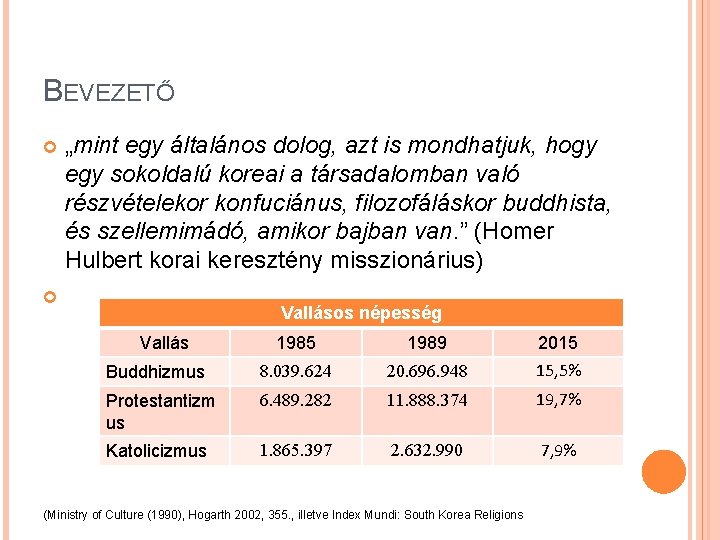 BEVEZETŐ „mint egy általános dolog, azt is mondhatjuk, hogy egy sokoldalú koreai a társadalomban