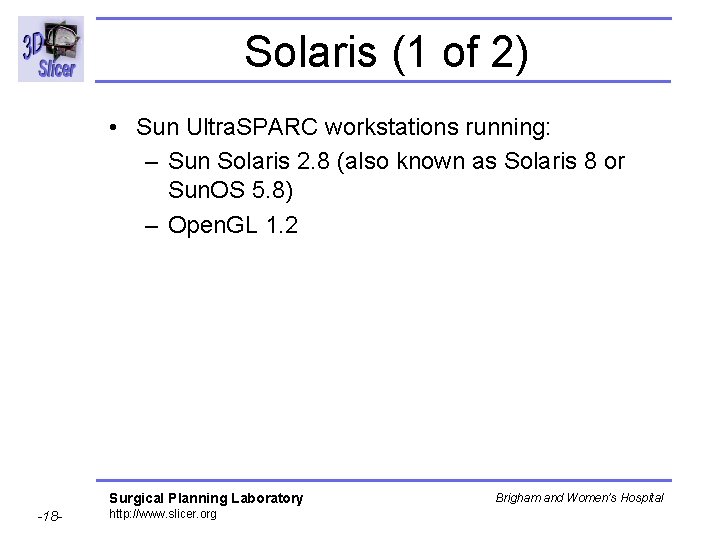 Solaris (1 of 2) • Sun Ultra. SPARC workstations running: – Sun Solaris 2. Solaris (1 of 2) • Sun Ultra. SPARC workstations running: – Sun Solaris 2.