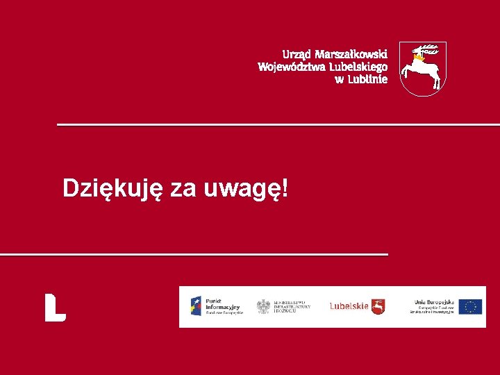 Dziękuję za uwagę! 