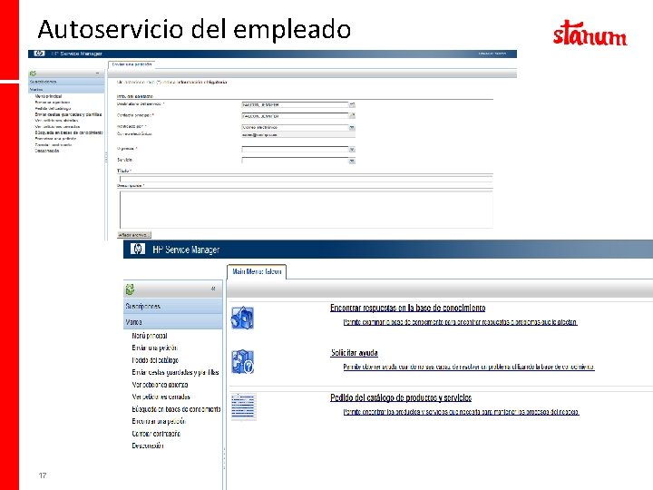 Autoservicio del empleado 17 