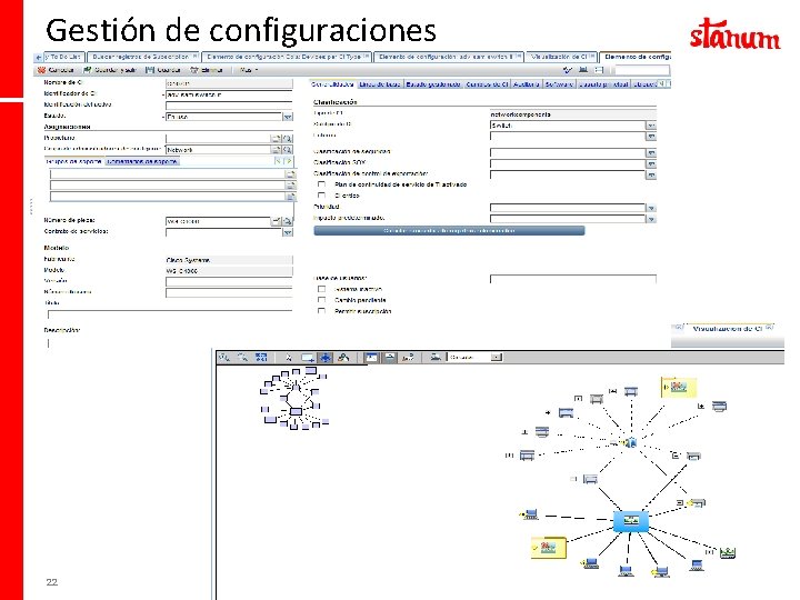 Gestión de configuraciones 22 