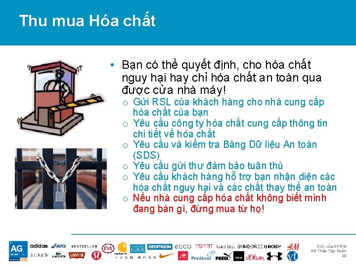 Thu mua Hóa chất • Bạn có thể quyết định, cho hóa chất nguy