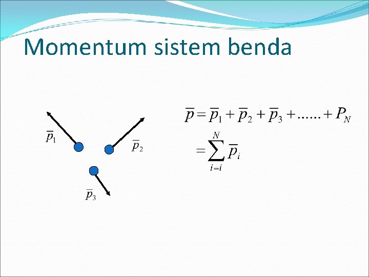 Momentum sistem benda Momentum sistem benda