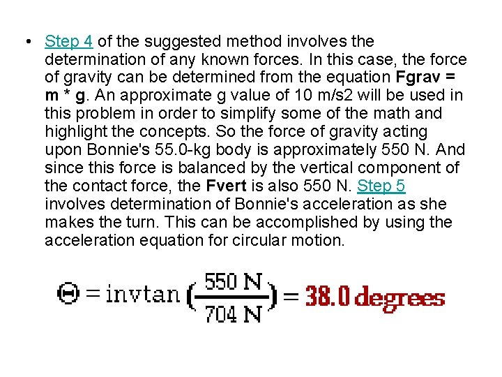  • Step 4 of the suggested method involves the determination of any known