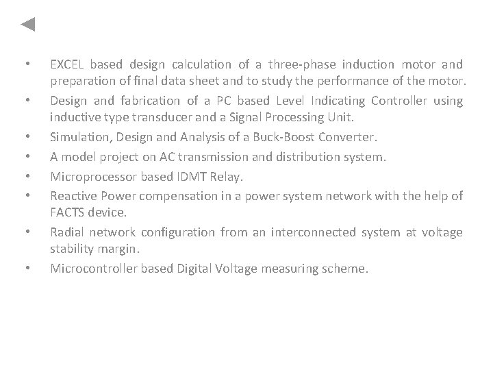  • • EXCEL based design calculation of a three-phase induction motor and preparation