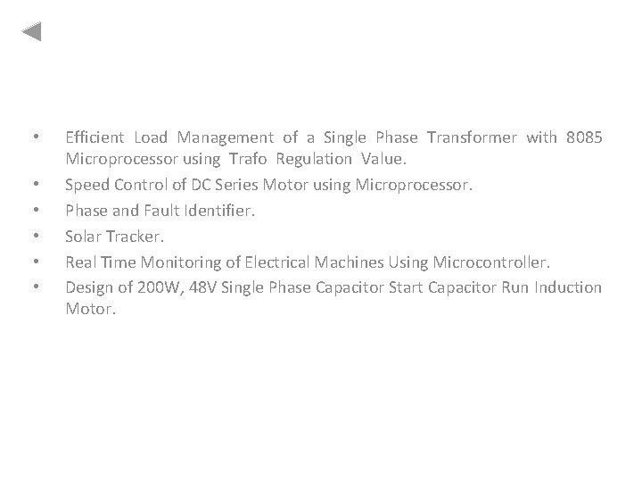  • • • Efficient Load Management of a Single Phase Transformer with 8085