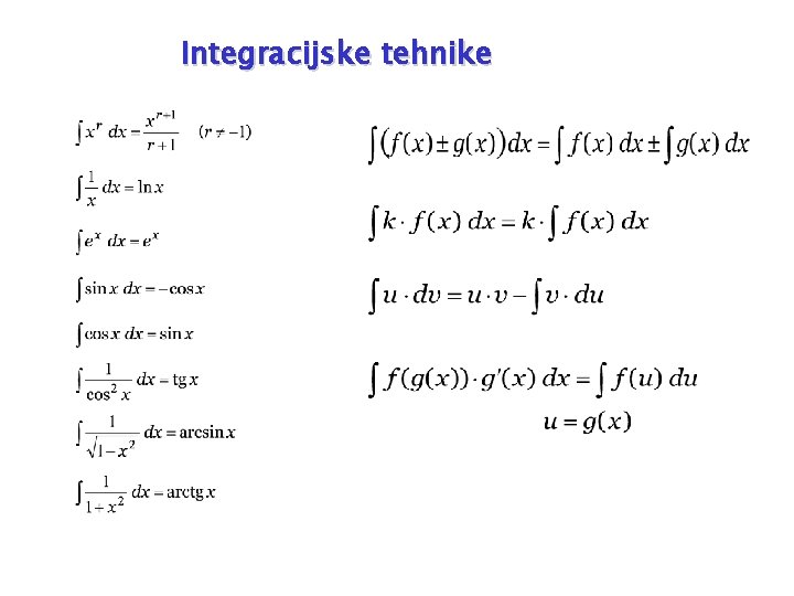 Integracijske tehnike 