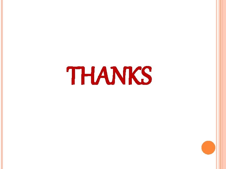 THANKS THANKS