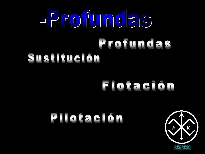 A K REGRESO A K REGRESO