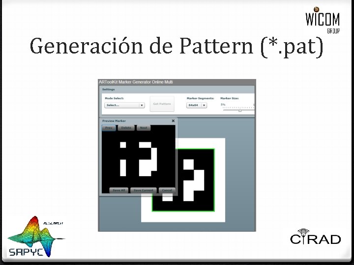 Generación de Pattern (*. pat) Generación de Pattern (*. pat)