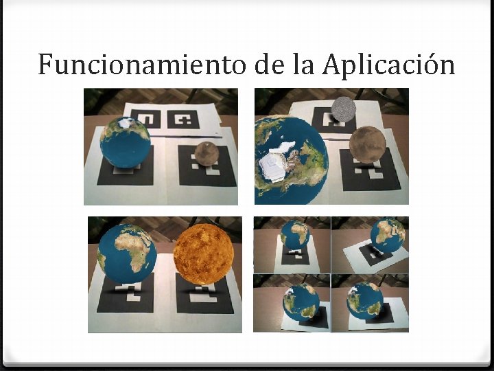 Funcionamiento de la Aplicación Funcionamiento de la Aplicación