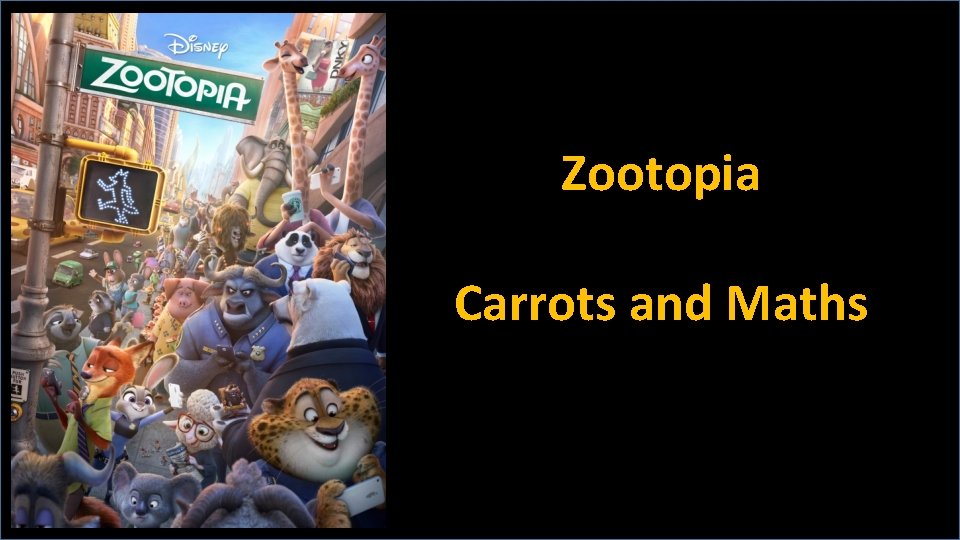 Zootopia Carrots and Maths 