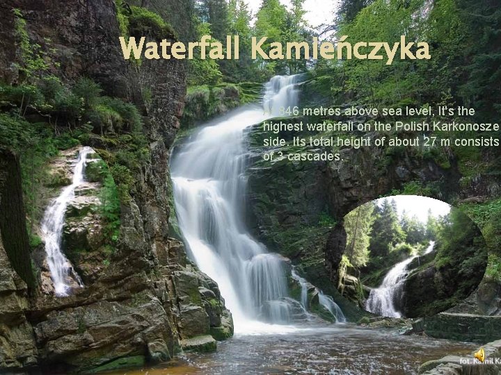 Waterfall Kamieńczyka • At 846 metres above sea level, It's the highest waterfall on