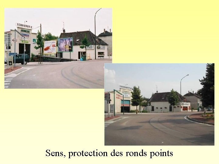 Sens, protection des ronds points 