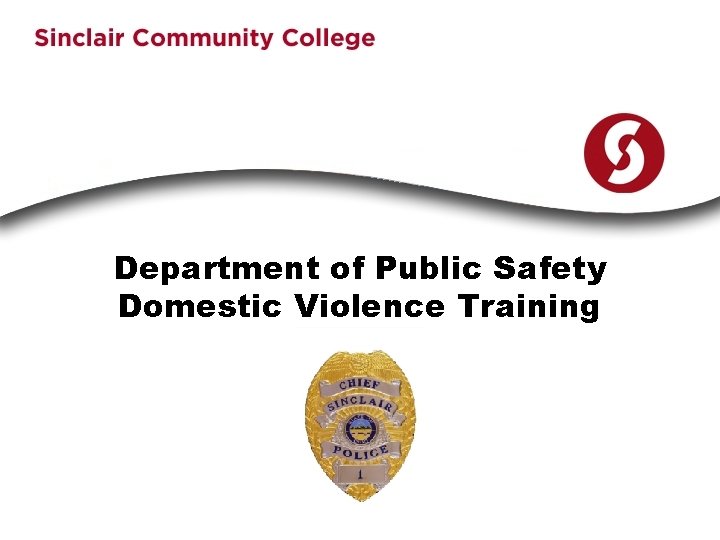 Department of Public Safety Domestic Violence Training 