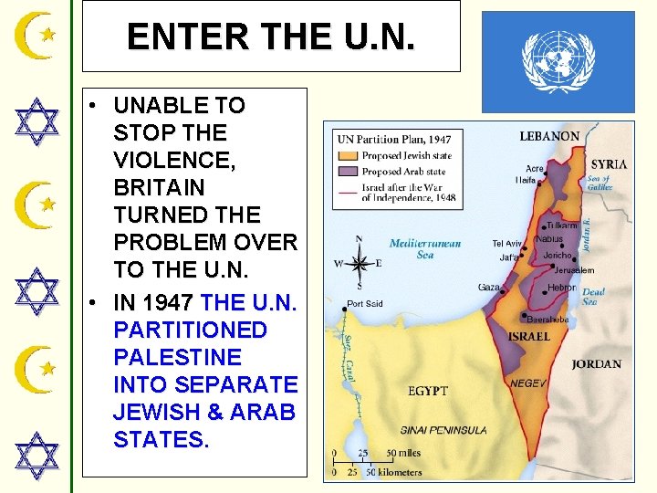 ENTER THE U. N. • UNABLE TO STOP THE VIOLENCE, BRITAIN TURNED THE PROBLEM