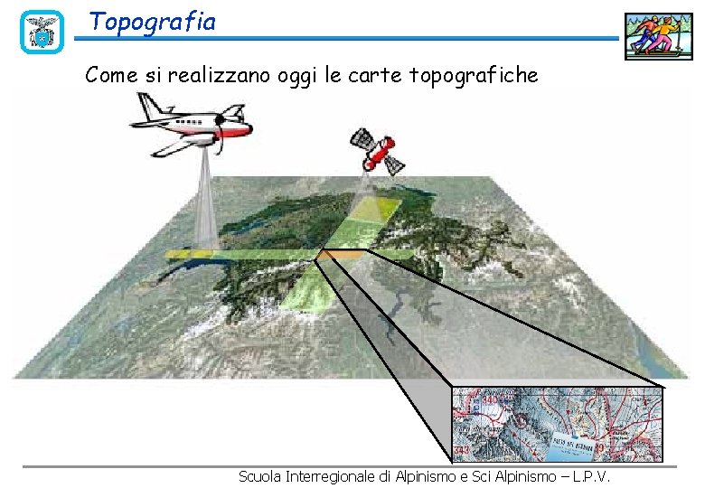 Topografia Come si realizzano oggi le carte topografiche Scuola Interregionale di Alpinismo e Sci