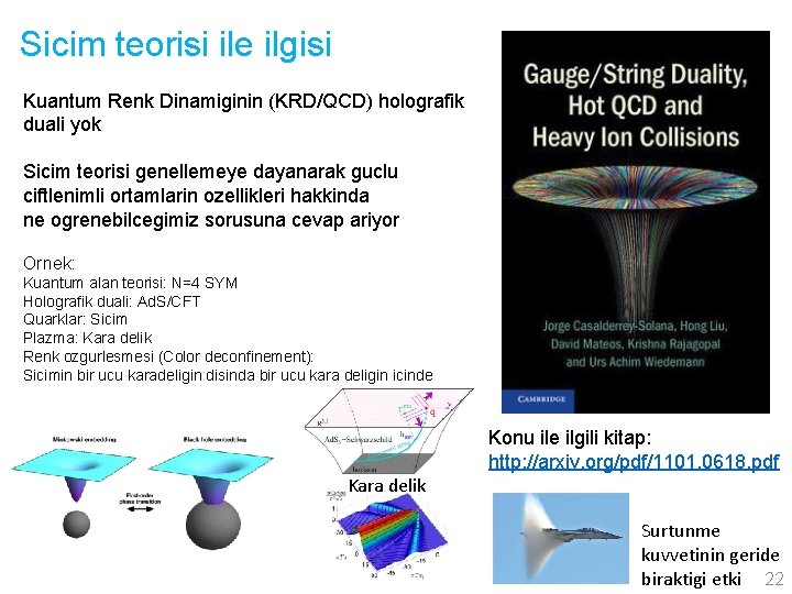 Sicim teorisi ile ilgisi Kuantum Renk Dinamiginin (KRD/QCD) holografik duali yok Sicim teorisi genellemeye