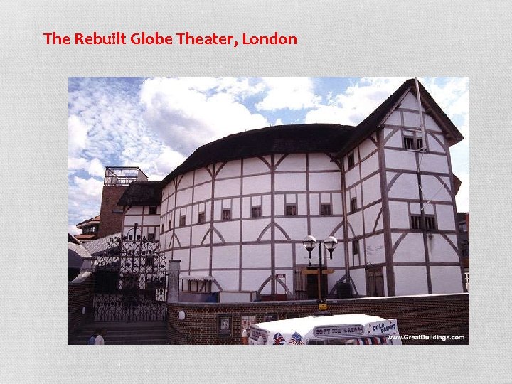 The Rebuilt Globe Theater, London 
