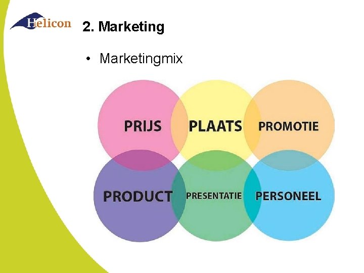 2. Marketing • Marketingmix 2. Marketing • Marketingmix