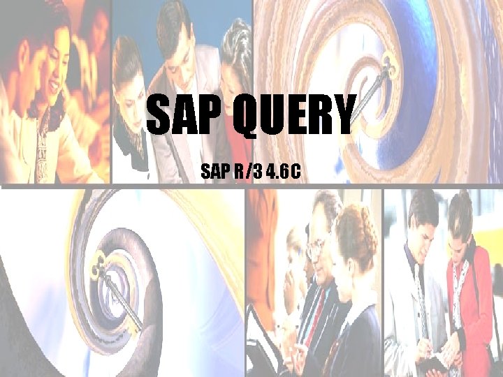 SAP QUERY SAP R/3 4. 6 C 