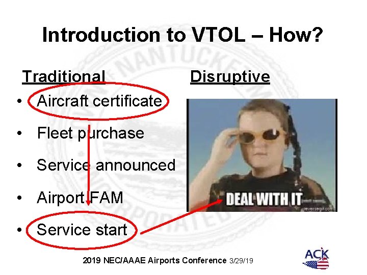 Introduction to VTOL – How? Traditional • Aircraft certificate Disruptive • Fleet purchase •