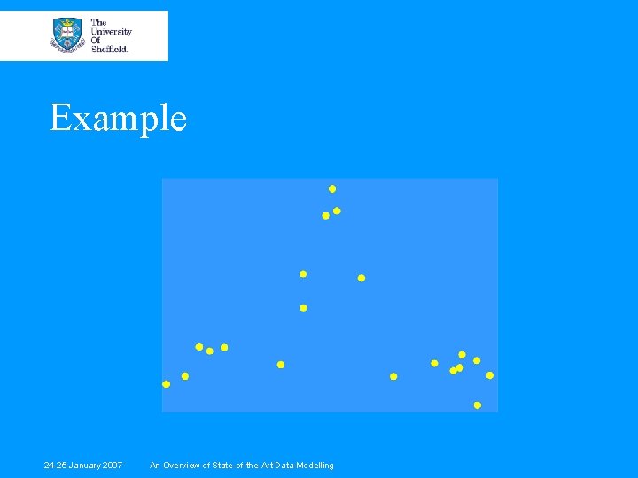 Example 24 -25 January 2007 An Overview of State-of-the-Art Data Modelling 