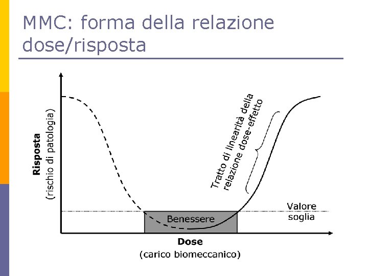 MMC: forma della relazione dose/risposta 