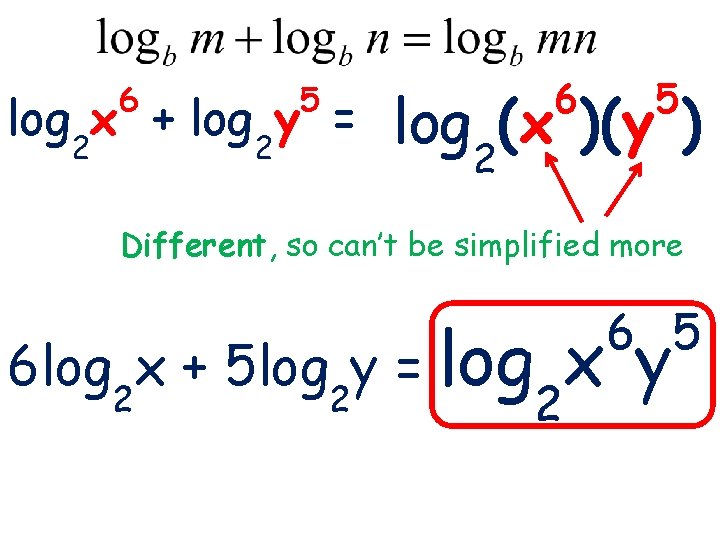 3 -1 Lines and Angles 6 5 log 2 x + log 2 y 3 -1 Lines and Angles 6 5 log 2 x + log 2 y