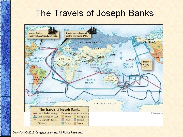 The Travels of Joseph Banks Copyright © 2017 Cengage Learning. All Rights Reserved. 