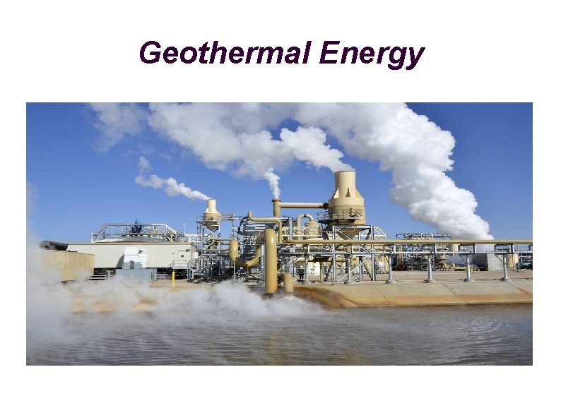 Geothermal Energy 