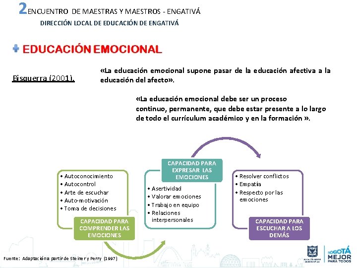 2 ENCUENTRO DE MAESTRAS Y MAESTROS - ENGATIVÁ DIRECCIÓN LOCAL DE EDUCACIÓN DE ENGATIVÁ