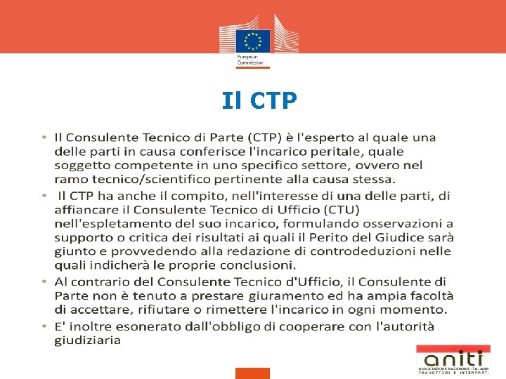 Il CTP 