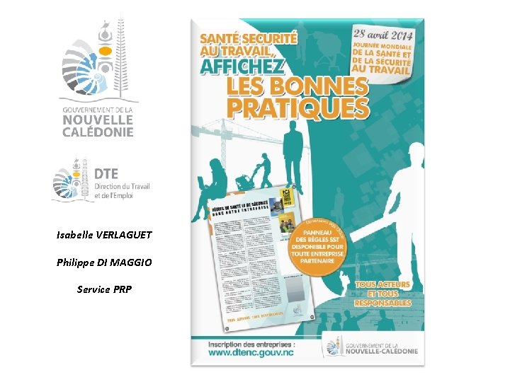 Isabelle VERLAGUET Philippe DI MAGGIO Service PRP 