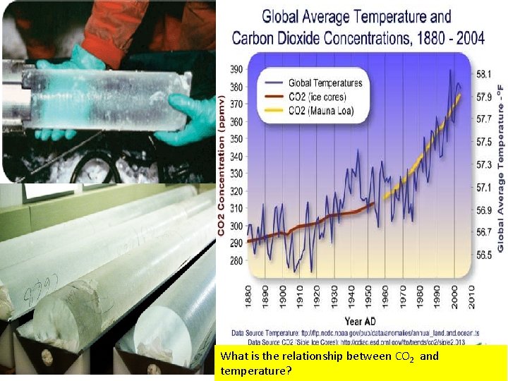 What is the relationship between CO 2 and temperature? 