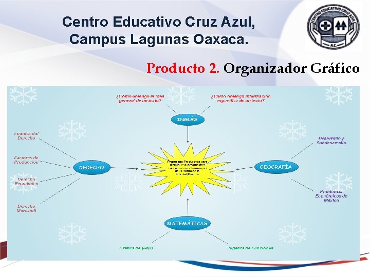 Centro Educativo Cruz Azul, Campus Lagunas Oaxaca. Producto 2. Organizador Gráfico Centro Educativo Cruz Azul, Campus Lagunas Oaxaca. Producto 2. Organizador Gráfico