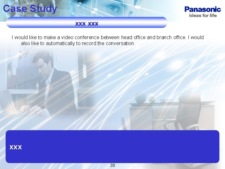 Case Study xxx I would like to make a video conference between head office