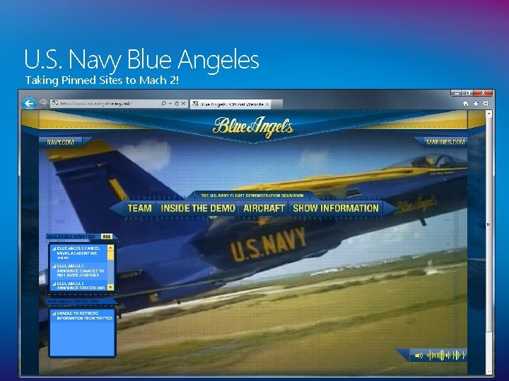 U. S. Navy Blue Angeles Taking Pinned Sites to Mach 2! 