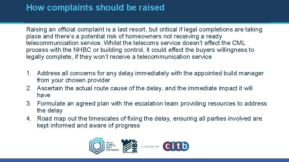 How complaints should be raised Raising an official complaint is a last resort, but How complaints should be raised Raising an official complaint is a last resort, but
