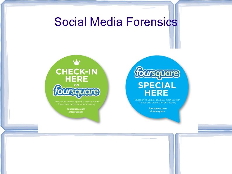 Social Media Forensics 