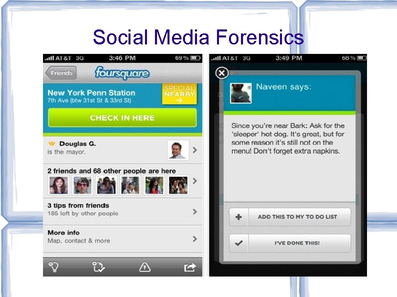 Social Media Forensics 
