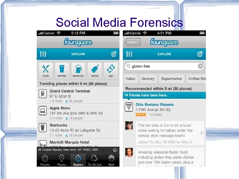 Social Media Forensics 